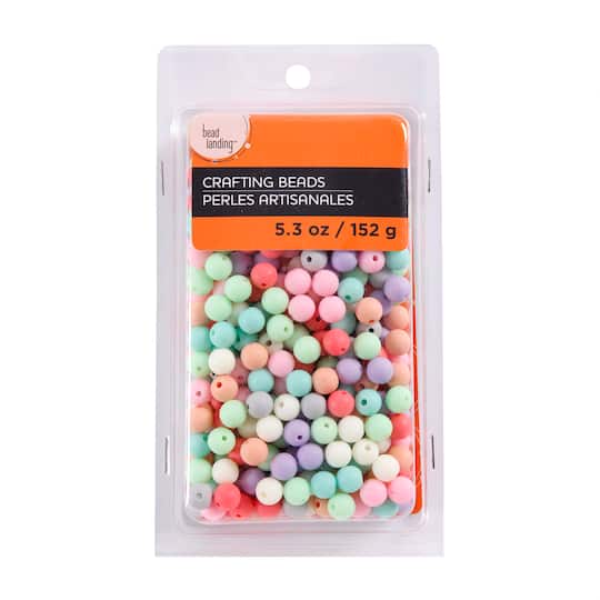 12 Pack: Mixed Sand Craft Beads, 10mm by Bead Landing™